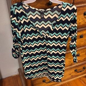 Rue21 chevron print top